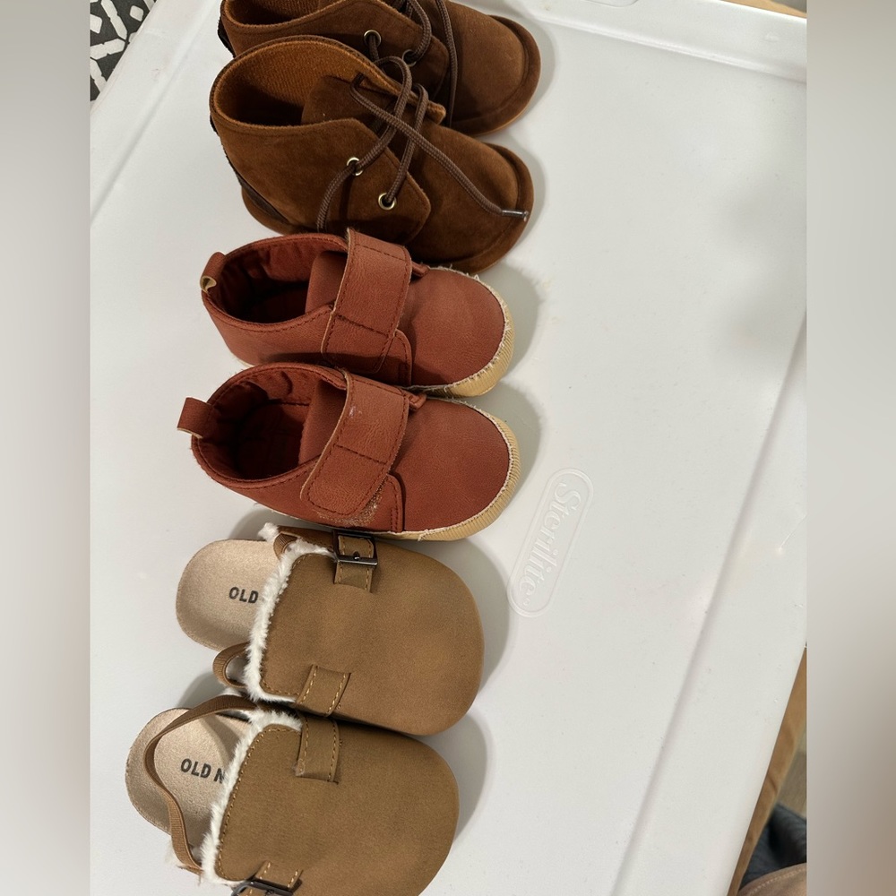 Set of 3 Baby Shoes